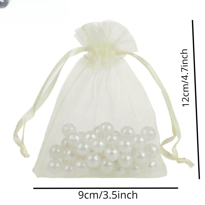 10pcs Organza Pouches Drawstring Gift Bags Jewelry Candy