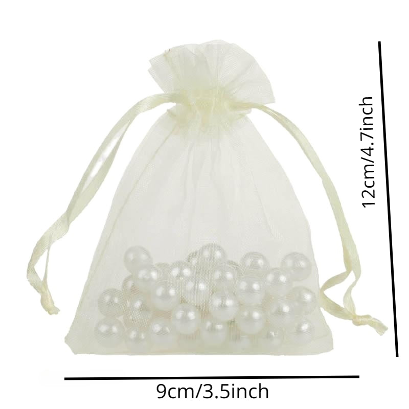 10pcs Organza Pouches Drawstring Gift Bags Jewelry Candy