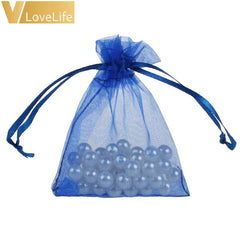 10pcs Organza Pouches Drawstring Gift Bags Jewelry Candy