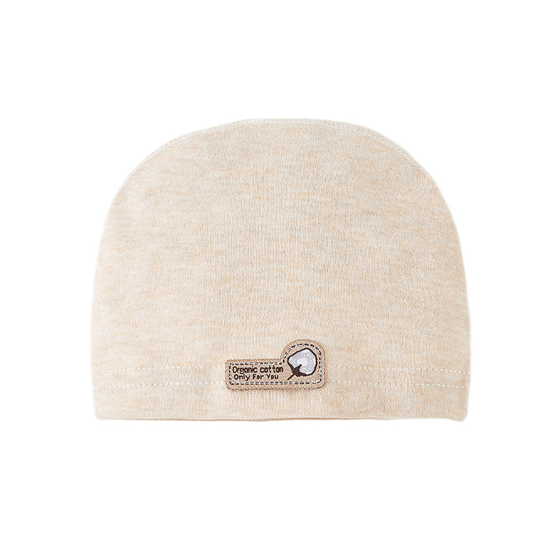 Striped Boneless Cotton Beanie Cap for Baby 0-3m