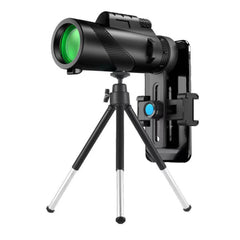 Zoom Monocular Telescope BAK4 Prism Tripod Phone Clip
