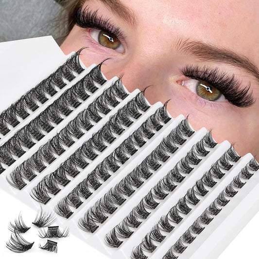 108pcs DIY Lash Extension Kit D Curl Lash Clusters Eyelash Extension Kit