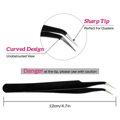 108pcs DIY Lash Extension Kit D Curl Lash Clusters Eyelash Extension Kit