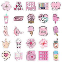 50pcs Cartoon Series Stickers Doodle Waterproof Motorcycles Stickers