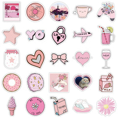 50pcs Cartoon Series Stickers Doodle Waterproof Motorcycles Stickers