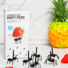 12pcs Ants Forks Food Fruit Ant Shape Forks Snack Cake Dessert Tableware