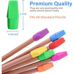 12pcs Pencil Top Erasers Cap Eraser Tops Pencil Eraser Toppers