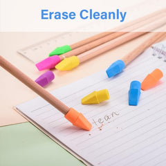 12pcs Pencil Top Erasers Cap Eraser Tops Pencil Eraser Toppers