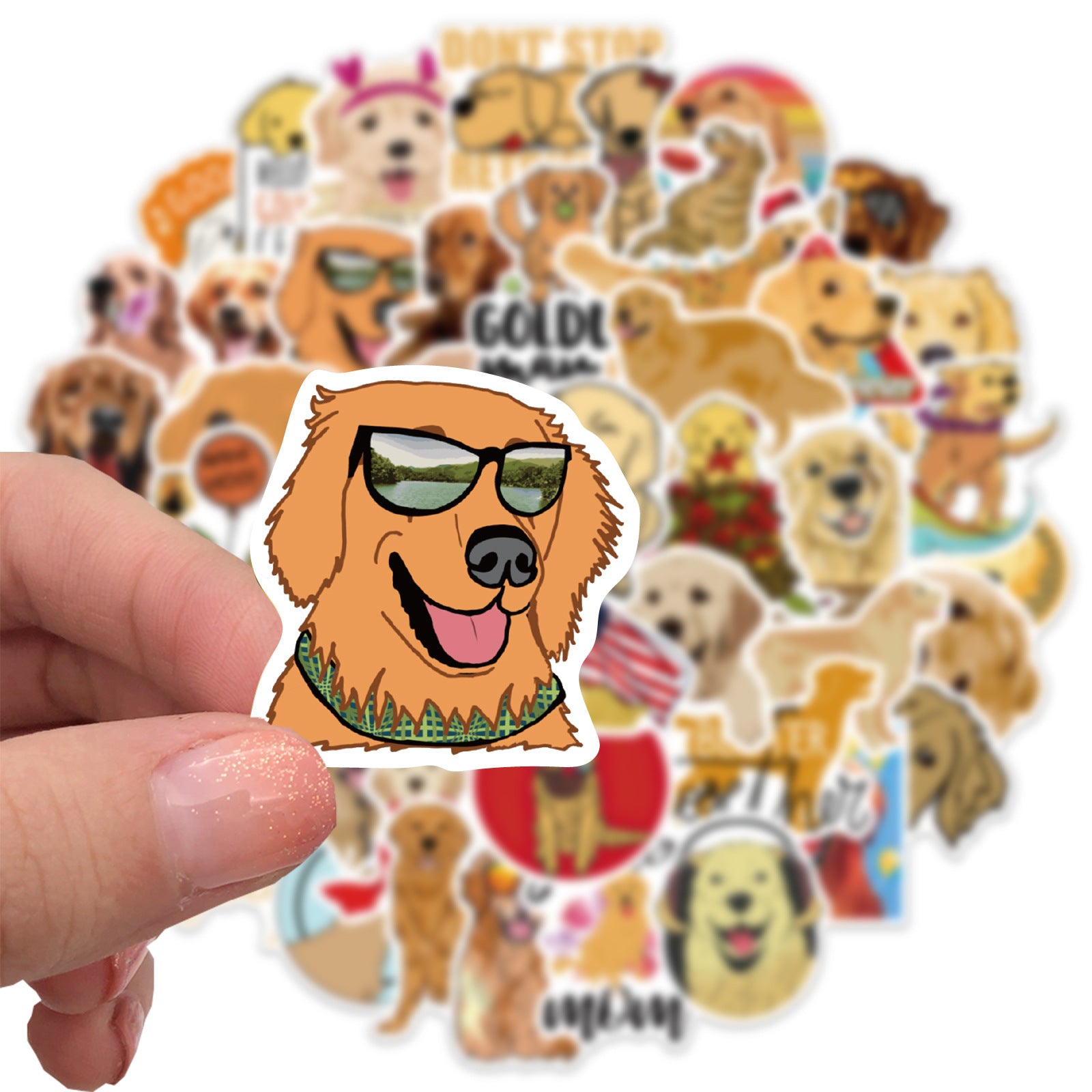 50 Funny Cibotium Barometz Emoticons Vinyl Stickers Adults Teens