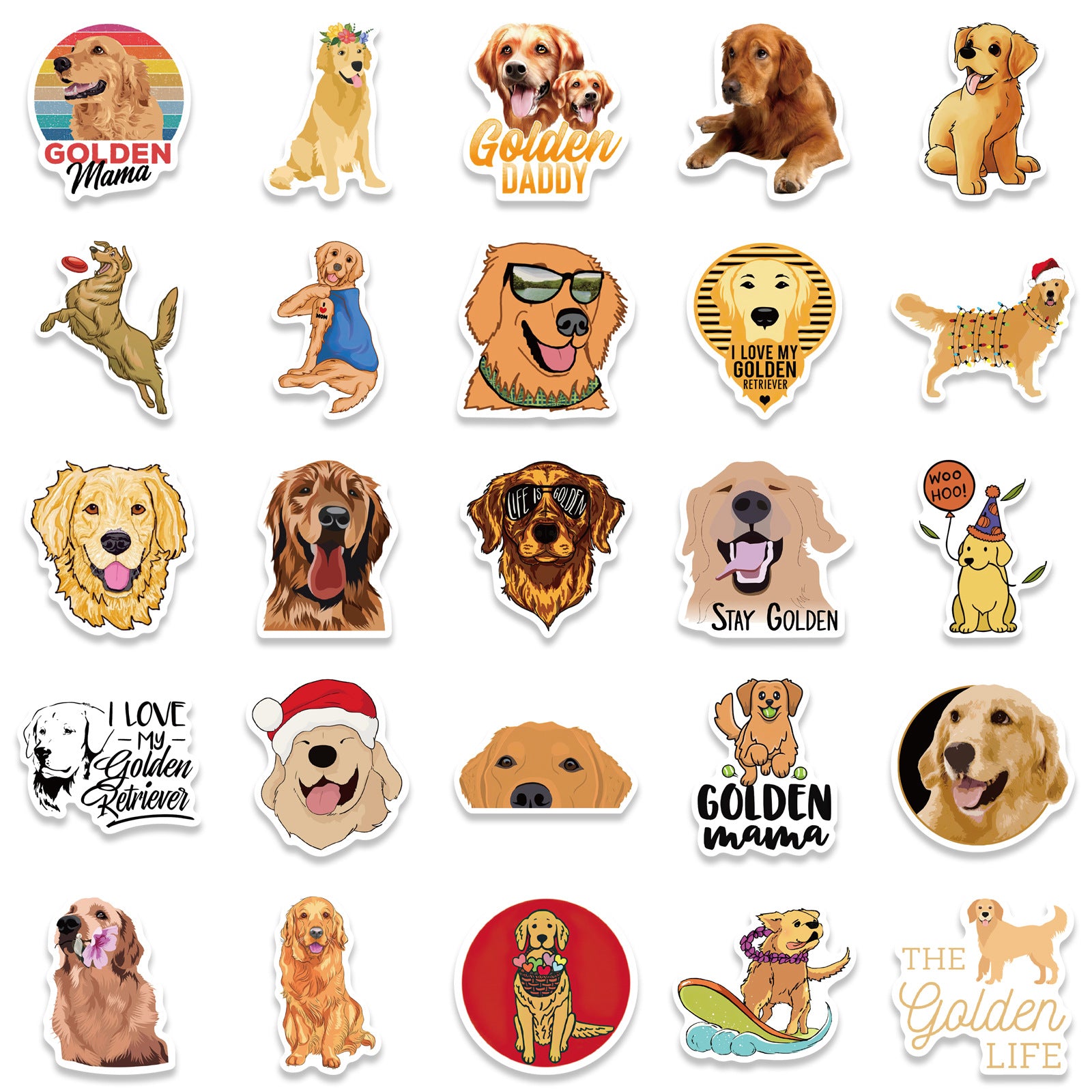 50 Funny Cibotium Barometz Emoticons Vinyl Stickers Adults Teens