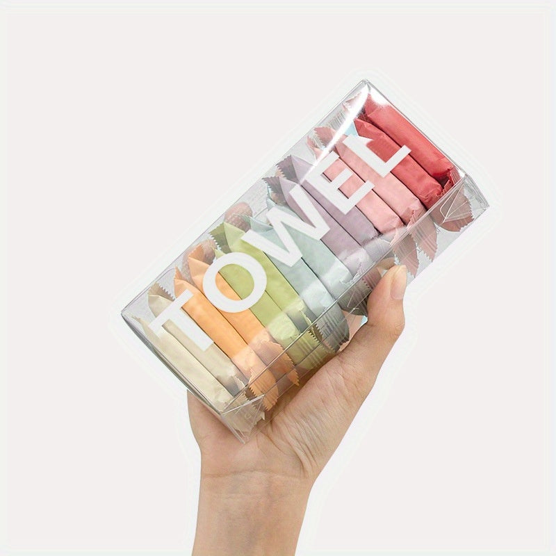 14pcs Compressed Disposable Washcloths Portable Towel for Travel