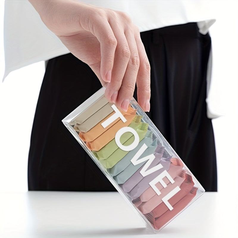 14pcs Compressed Disposable Washcloths Portable Towel for Travel
