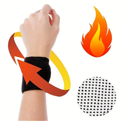 2pcs Unisex Sports Wristband Up To 70kg Hook and loop Fastener