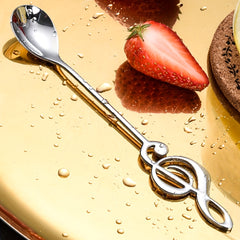 Creative Music Symbol Coffee Spoon Stainless Steel
