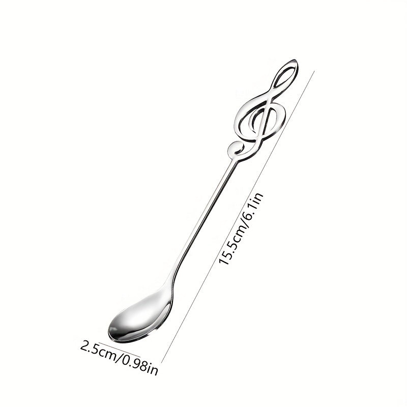 Creative Music Symbol Coffee Spoon Stainless Steel