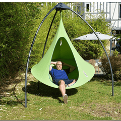 Large Foldable Waterproof Hammock Swing Chair for Indoor Outdoor Camping