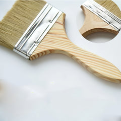 2pcs Paint Brushes Wood Handle Professional Set Trim Paint Brush Stain Brush