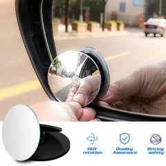 2pcs Car Mirror HD Convex Mirror Blind Spot Auto Rearview Mirror