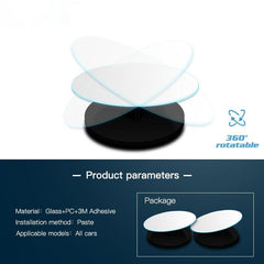 2pcs Car Mirror HD Convex Mirror Blind Spot Auto Rearview Mirror