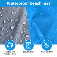 Waterproof Beach Mat Extra Large Outdoor Camping Mat Sandproof Portable