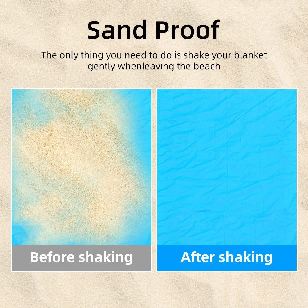 Waterproof Beach Mat Extra Large Outdoor Camping Mat Sandproof Portable