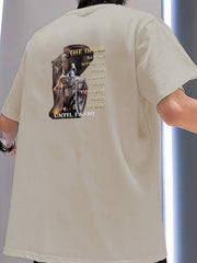 Men's Knight Graphic T shirt Casual Mid Stretch Breathable Tee
