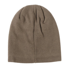 Men's Winter Warm Wool Knitted Cap With Fleece Lining