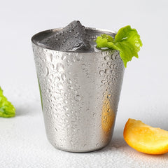 4Pcs 1oz Stainless Steel Shot Cups with Protector Cover
