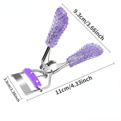 Rhinestone Eyelash Curler Quick Curling Eyelashes Makeup Clip