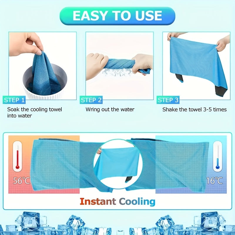 8pcs Cooling Towel for Outdoor Sports & Activities
