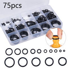 200pcs 15 Sizes Gasket Rings Set Rubber O Ring Assortment
