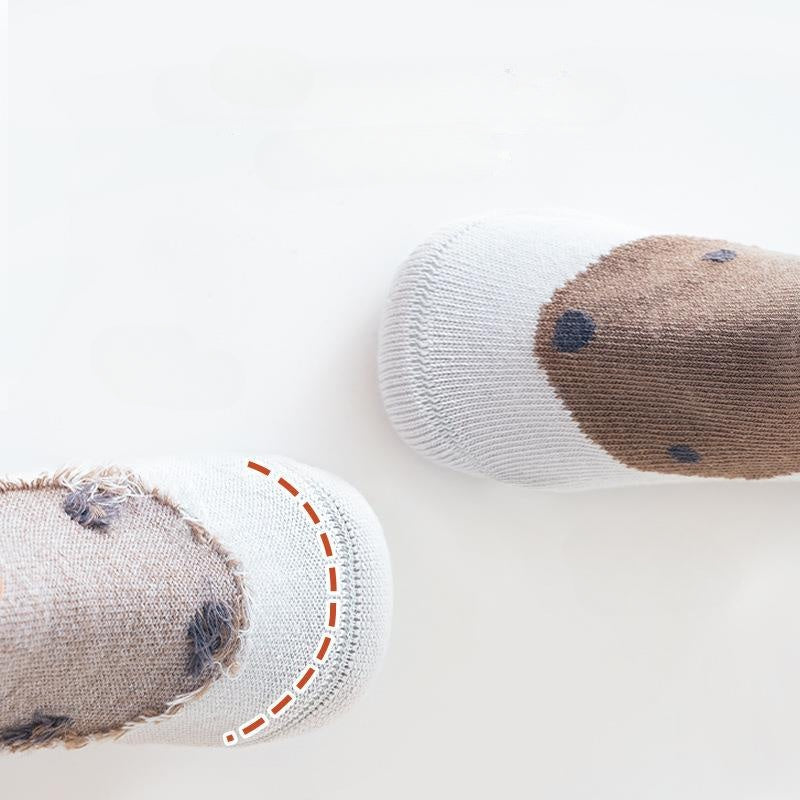 3 Pairs Baby Boys Non-Slip Floor Socks Breathable Toddlers Socks