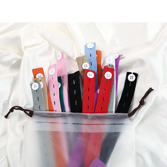 20Pcs Elastic Band Buttonholes Closet Clothes Blanket Organizer