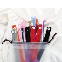 20Pcs Elastic Band Buttonholes Closet Clothes Blanket Organizer