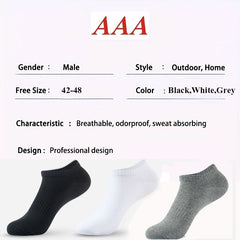 3pairs Outdoor Low Cut Socks for Running Cycling Climbing Plus Size