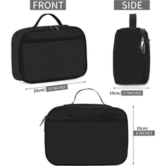 Portable Cosmetic Handbag Makeup Zipper Bag Toiletry Wash Bag