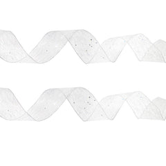Messy Net Lock Edge Christmas Ribbon Decoration