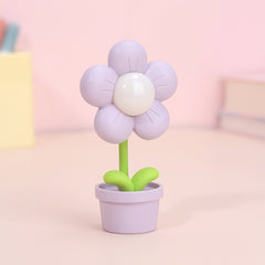 Mini Flower Night Light Bedside Lamp - Creative Desktop Decoration