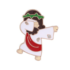 2pcs Sheep Dancing Brooches For Girls Funny Cartoon Animal Jewelry Gift