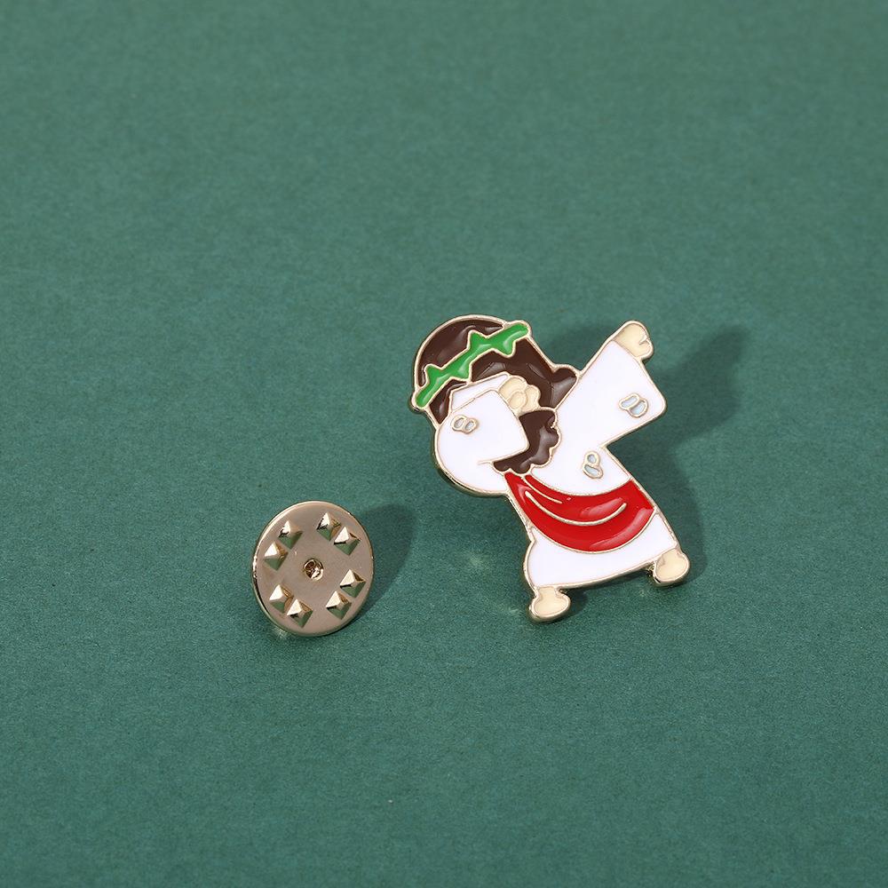 2pcs Sheep Dancing Brooches For Girls Funny Cartoon Animal Jewelry Gift