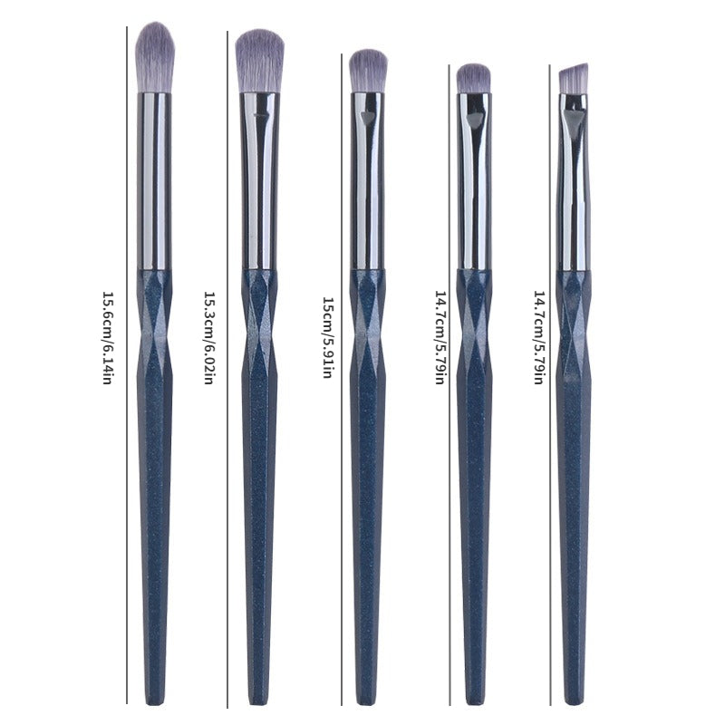 5pcs Eyeshadow Brushes Set with Storage Case, Eye Shadow Makeup Brush Kit