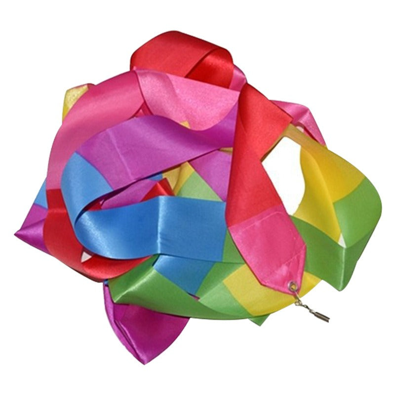 Twirling Ribbon Artistic Gymnastics Rhythmic Rod Streamer Fitness Props
