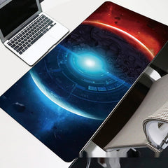 Large Mouse Pad with Shortcut Key, Gaming & Office Desk Pad