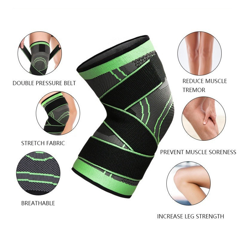 Sports Knee Pads Silicone Spring Support Anti-collision