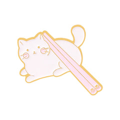 Cartoon Animal Alloy Brooch Overlapping Cat Enamel Badge for Kids