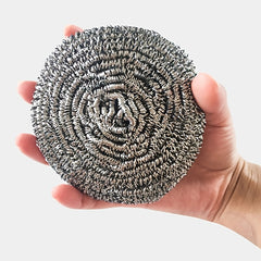 Steel Wire Ball Brush Pot Dish Kitchen Cleaner Kitchen Accessories