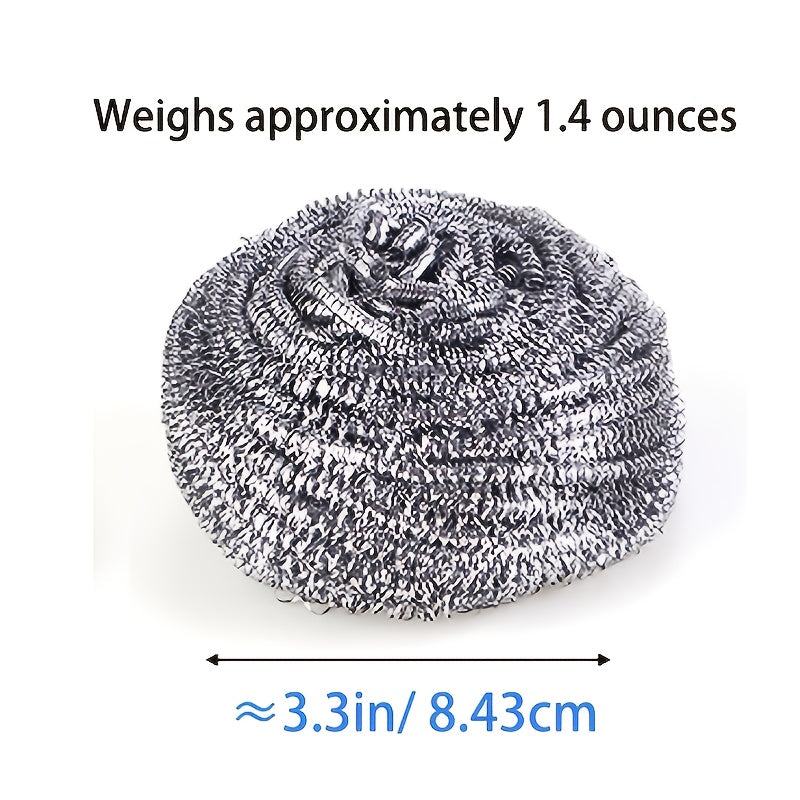Steel Wire Ball Brush Pot Dish Kitchen Cleaner Kitchen Accessories