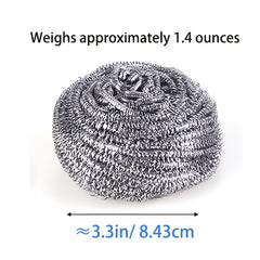 Steel Wire Ball Brush Pot Dish Kitchen Cleaner Kitchen Accessories