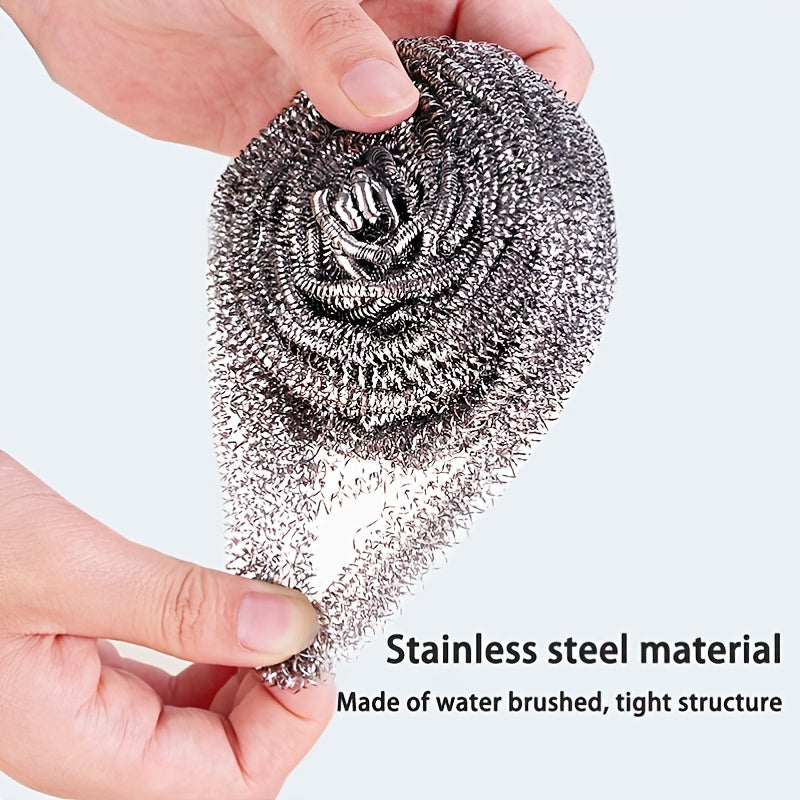 Steel Wire Ball Brush Pot Dish Kitchen Cleaner Kitchen Accessories