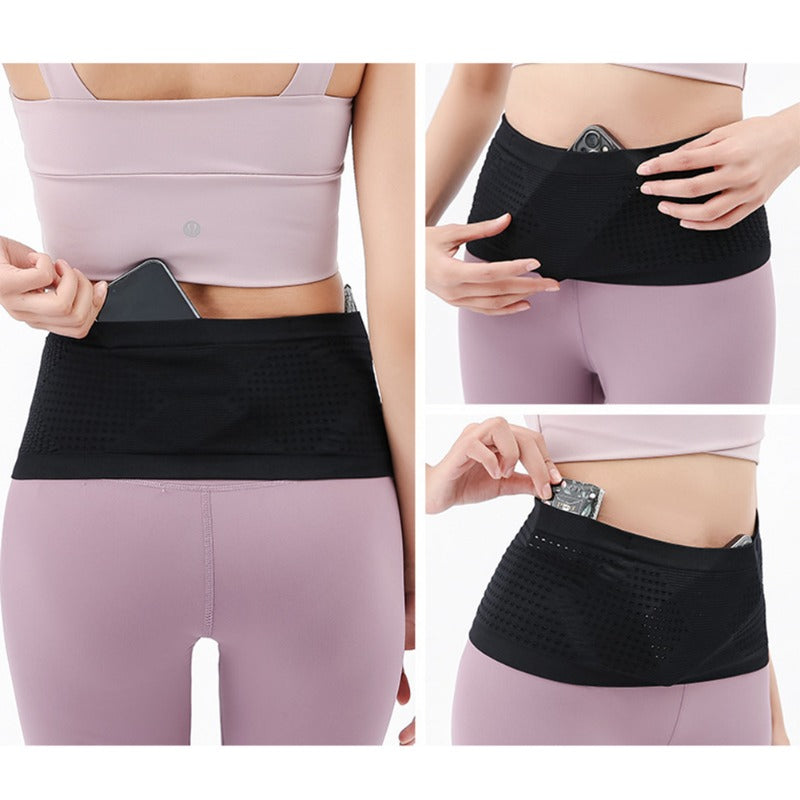 Invisible Running Waist Bag Fanny Pack For Mobile Phone Storage